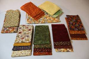 lot 92 image: Bulk Quilting Sewing Fabrics...