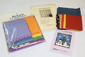 lot 111 image: Textile Art Quilting Project Kits NOS...
