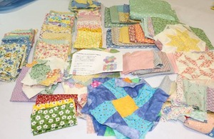 lot 112 image: Textile Art Quilting Project Kits Etc. NOS...Project Started for You to Finish...