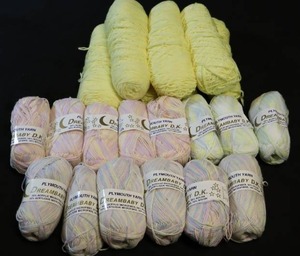 lot 121 image: Bulk Skeins of Plymouth Yarn DreamBaby D. K. Etc.