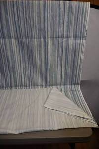 lot 132 image: Bulk Fabric Garnette By Robert Allen  Home Dupont Teflon Striped Upholstery Drapery