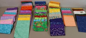 lot 138 image: Bulk Quilting Fabrics...