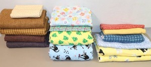 lot 149 image: Bulk Quilting Sewing Flannel Fabrics...