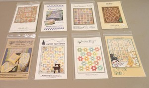lot 158 image: (8) Quilting Project Patterns