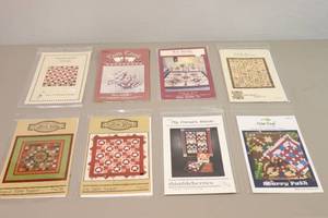 lot 159 image: (8) Quilting Project Patterns