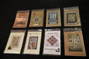 lot 161 image: (8) Quilting Project Patterns