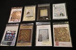 lot 160 image: (8) Quilting Project Patterns
