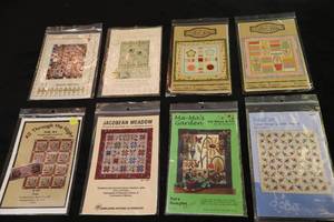 lot 166 image: (8) Quilting Project Patterns