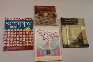 lot 169 image: (4) Quilting Books