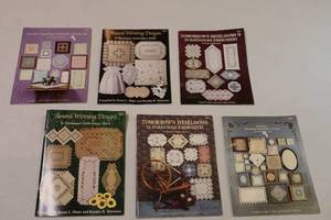 lot 173 image: (6) Hardanger Pattern Project Books