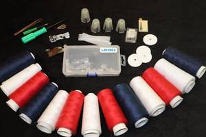 lot 28A image: Juki Attachments, Spooled Thread, Accessories Etc