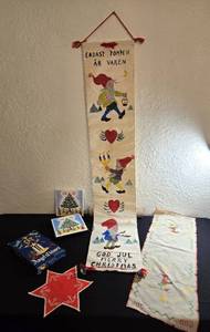 lot 38 image: Scandinavian Holiday Handcrafted Items