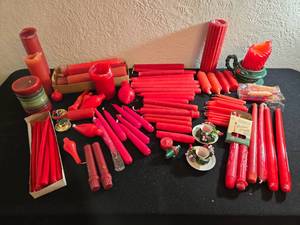 lot 168 image: Red Candle Collection