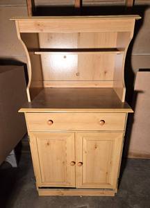 lot 223 image: Wonderful Microwave Cabinet with Great Storage
