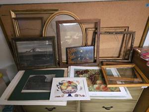 lot 237 image: Great Collection of Frames and Matting