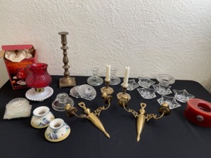 lot 288 image: Candlestick Assortment