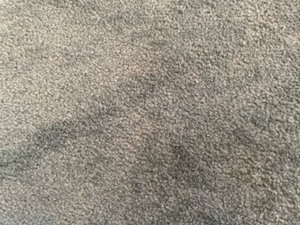 lot 101 image: Blue Carpet Piece With Pad 112x146