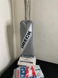 lot 338A image: XL Oreck Extended Life Vacuum with Replacement Bags