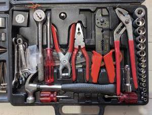 lot 58 image: (2) basic tool sets with cases