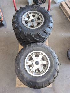 lot 62 image: Set of (4) ATV Tires