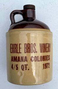 lot 34 image: Antique Earle Bros Winery Jug