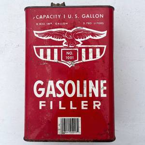 lot 41 image: Antique Gas and Oil Cans