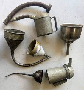 lot 68 image: Antique oil Fuel Cans