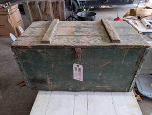 lot 57 image: Antique Lockable Chest
