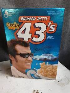 lot 58 image: Richard petty 43s collectors cheerios box