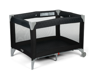 lot 350 image: Cosco Kids Funsport Portable Compact Baby Play Yard with Carry Bag, Noir Dot