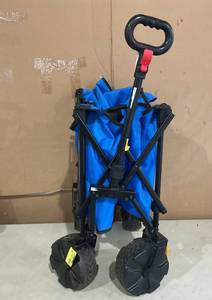 lot 365 image: Ozark Trail All-Terrain Big Bucket Cart Wagon, Height 27, Blue