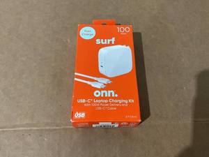 lot 217 image: Surf Onn. 100W Laptop Charger Compatible for Apple, Dell, HP, Asus, Acer, Lenovo, Samsung