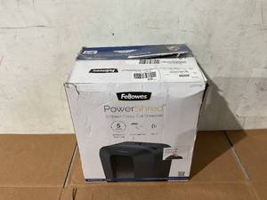 lot 219 image: Fellowes LX50-RS 9-Sheet Cross Cut Paper Personal Shredder