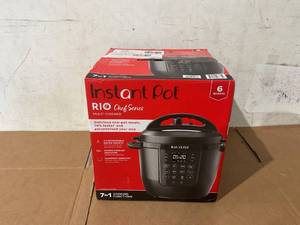 lot 272 image: Instant Pot RIO Chef Series 6 Qt Pressure Cooker and Multi-Cooker