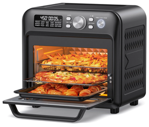 lot 85 image: TaoTronics 19QT Air Fryer, 15-in-1 Large Capacity Smart Toaster Oven Countertop with Fits 12-inch Pizza, 6-Slice Toast