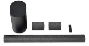 lot 91 image: Blast Onn. 5.1.2 Surround Soundbar with Dolby Atmos,Wireless Subwoofer and True Wireless Satellite Speakers