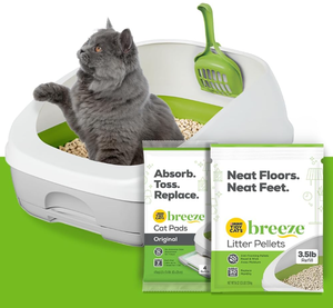 lot 160 image: Purina Tidy Cats Litter Box System, BREEZE System Starter Kit Litter Box