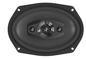 lot 162 image: 2PCS Scosche HD6904A-WM1SD 6x9 Multi-Fit HD Coaxial 4-Way 300 Watt Peak Car Stereo Speakers
