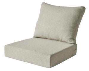 lot 290 image: 2PCS Better Homes & Gardens Beige Outdoor Deep Seat Cushion Set