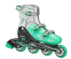 lot 435 image: Roller Derby V-Tech 500 Womens Inline Skate with Adjustable Sizing