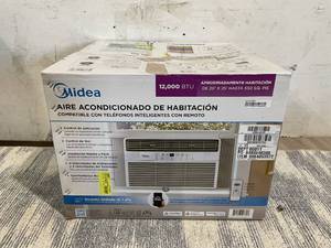 lot 92 image: Midea 12,000 BTU 115V Smart Window Air Conditioner with Remote, up to 550 Sq. ft