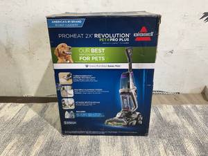lot 105 image: BISSELL ProHeat 2X Revolution Pet Pro Plus Upright Deep Cleaner 3588F
