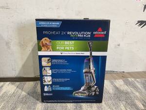 lot 107 image: BISSELL ProHeat 2X Revolution Pet Pro Plus Upright Deep Cleaner 3588F