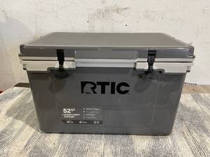 lot 108 image: RTIC 52 QT Ultra-Light Wheeled Cooler