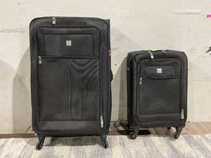 lot 116 image: 2PCS Protege Arendale Soft Side Expandable Checked Luggage