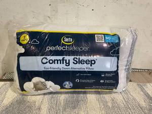 lot 153 image: 2PCS StandardQueen Serta Perfect Sleeper Bed Pillow