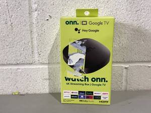 lot 482 image: Watch Onn. Google TV 4K Streaming Box, 4K UHD Resolution