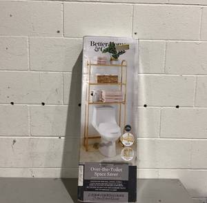 lot 410 image: Better Homes & Gardens 3-Shelf over the Toilet Space Saver