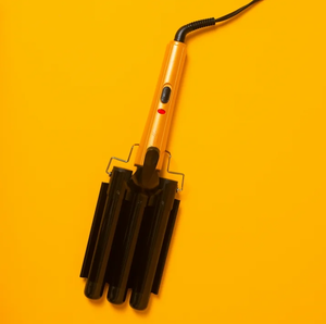 lot 295 image: Danielle Creations 1.25 Ceramic Triple Barrel Waving Wand
