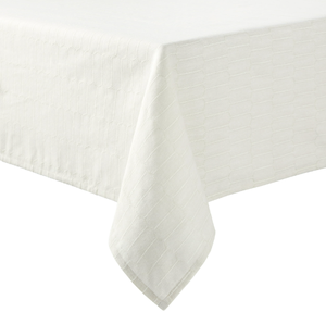 lot 539 image: LOT OF 2 Martha Stewart Honeycomb Modern Farmhouse Fabric Tablecloth
